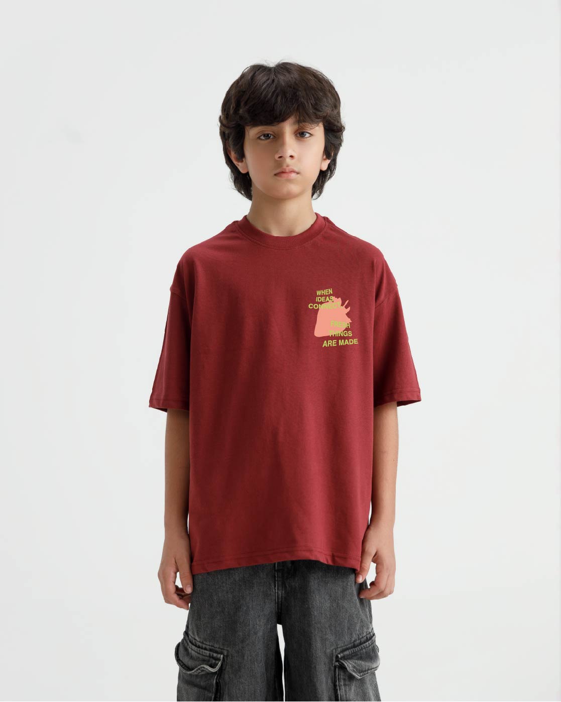 Fresh Ideas Graphic Oversize T-Shirt