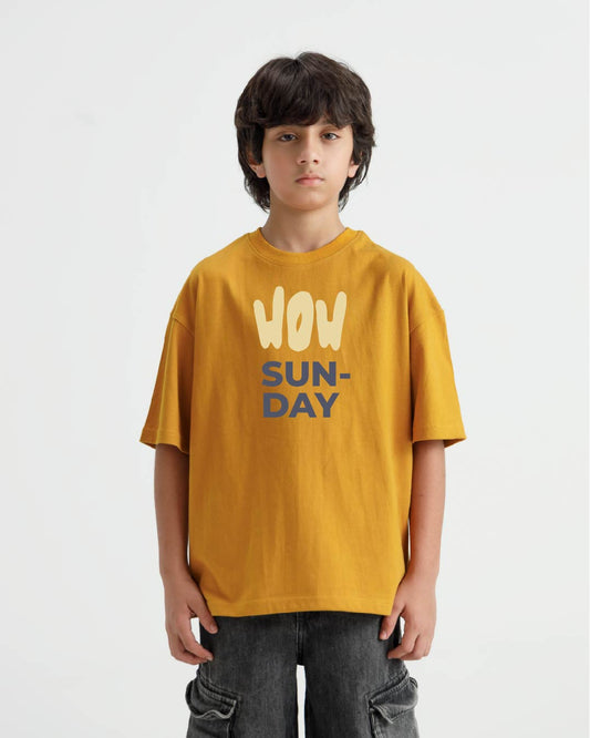 Sunday Graphic Oversize T-Shirt